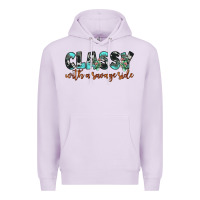 Lilac classy with a savage side Premium Hoodie - JahusDesignShop