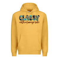Mustard classy with a savage side Premium Hoodie - JahusDesignShop