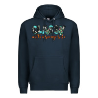 Navy classy with a savage side Premium Hoodie - JahusDesignShop