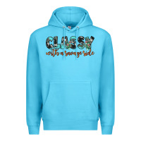 Ocean Blue classy with a savage side Premium Hoodie - JahusDesignShop