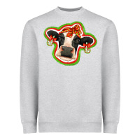 Heather Grey christmas heifer Heavyweight Sweatshirt - Jasminsmagicworld