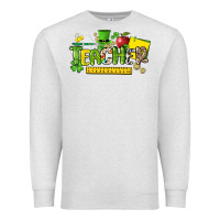 Oatmeal Heather teacher st. patricks day Premium Sweatshirt - NancyCooperArtShop