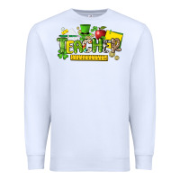 White teacher st. patricks day Premium Sweatshirt - NancyCooperArtShop
