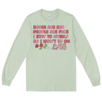 Matcha roses are red Long Sleeve Tee - MaliasSmallBusiness