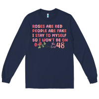 Navy roses are red Long Sleeve Tee - MaliasSmallBusiness