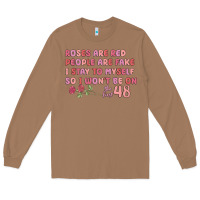 Toasted Coconut roses are red Long Sleeve Tee - MaliasSmallBusiness