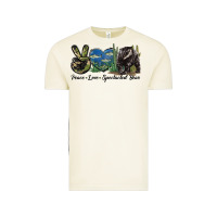 Vintage Arctic Peace Love Spectacled Bear Vintage Tee - LillyAllenDesigns