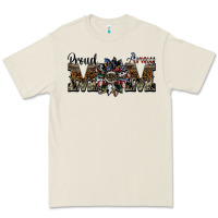 Bone proud army mom Premium Tee - SublimationCraftShop