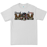 Dove Grey proud army mom Premium Tee - SublimationCraftShop