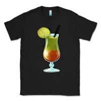 Black Margarita Glass Classic Tee - Jasminsmagicworld