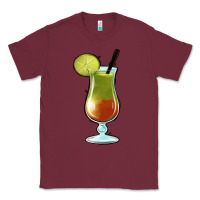 Burgundy Margarita Glass Classic Tee - Jasminsmagicworld