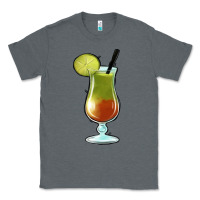 Charcoal Heather Margarita Glass Classic Tee - Jasminsmagicworld