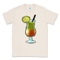 Natural Margarita Glass Classic Tee - Jasminsmagicworld