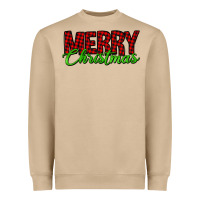 Mushroom merry christmas tartan Heavyweight Sweatshirt - Jasminsmagicworld