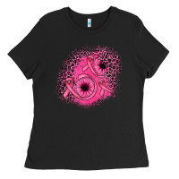 Black ribbon patch Ladies Tee - JahusDesignShop