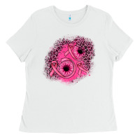 White ribbon patch Ladies Tee - JahusDesignShop