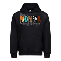 Black Being a Momma Makes My Life Complete Urban Hoodie - CowCowDesign