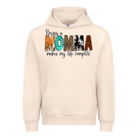 Sandshell Being a Momma Makes My Life Complete Urban Hoodie - CowCowDesign