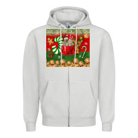 Dove Grey joy tumbler Zipper Hoodie - BundleAndBundleShop