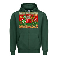 Sports Green joy tumbler Zipper Hoodie - BundleAndBundleShop