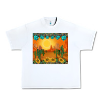 White western sunset cactus sunflowers gemstones leopards Urban Heavy Tee - BarkalooDesign