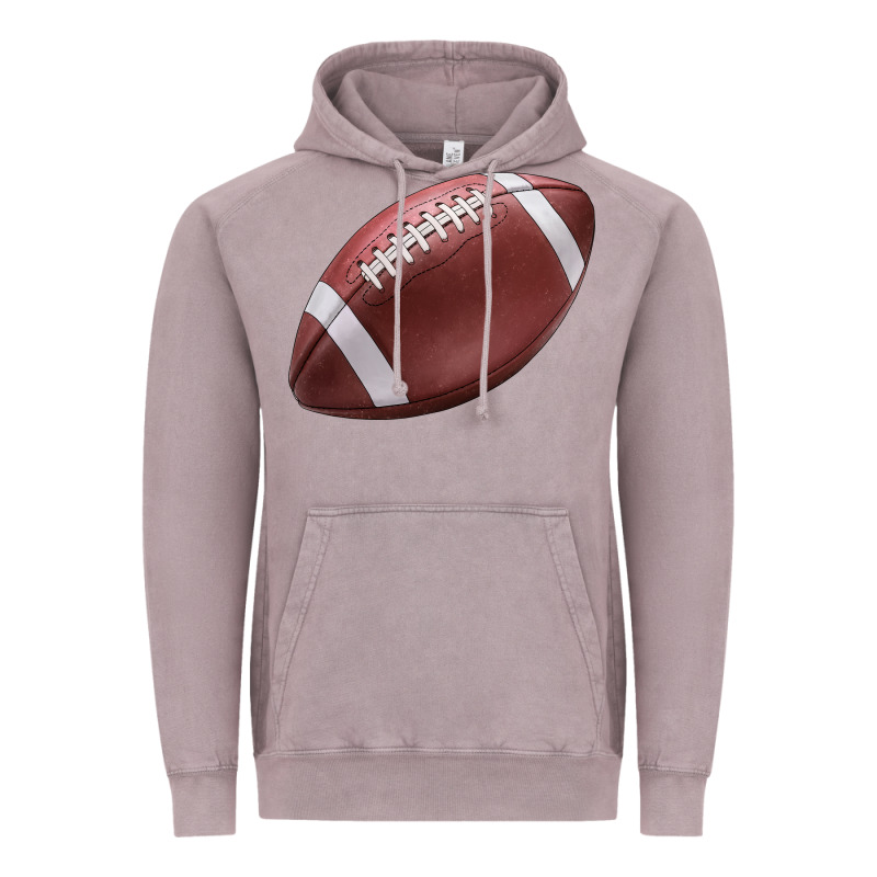 Football Ball Vintage Hoodie by JahusDesignShop | Teevron