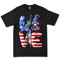 Black Love 4th of July with gnomes 4th of july Premium Tee - CowGirlArtShop