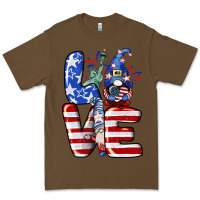 Cacao Love 4th of July with gnomes 4th of july Premium Tee - CowGirlArtShop