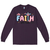 Plum faith ephesians 2 8 Long Sleeve Tee - MaliasSmallBusiness