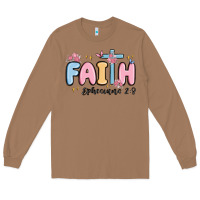 Toasted Coconut faith ephesians 2 8 Long Sleeve Tee - MaliasSmallBusiness