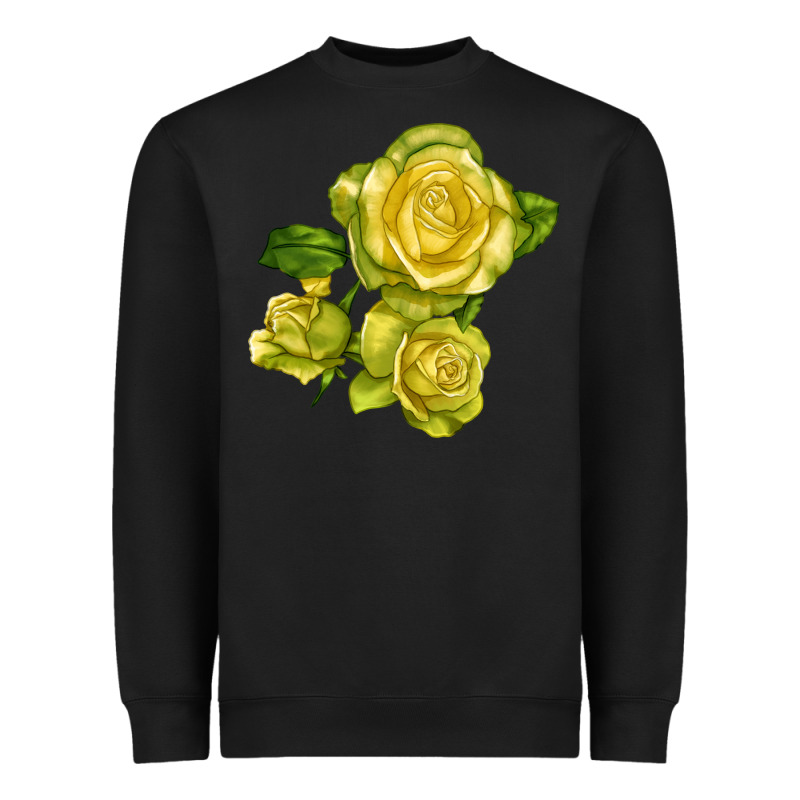 St. Patrick Rose Heavyweight Sweatshirt by LillyAllenDesigns | Teevron