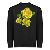 Black st. patrick rose Heavyweight Sweatshirt - LillyAllenDesigns