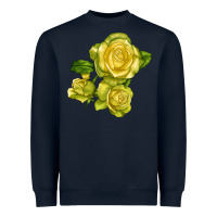 Navy st. patrick rose Heavyweight Sweatshirt - LillyAllenDesigns
