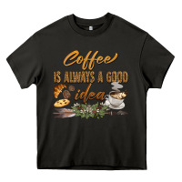 Asphalt coffee is always a good idea Heavy Core Tee - BarkalooDesign
