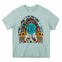 Arona western rainbow  be kind Heavy Core Tee - RanaPortraitStore