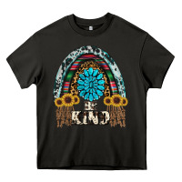 Asphalt western rainbow  be kind Heavy Core Tee - RanaPortraitStore