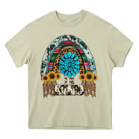 Mossy western rainbow  be kind Heavy Core Tee - RanaPortraitStore