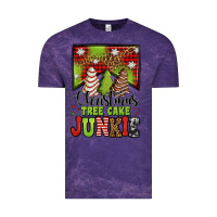 Cloud Purple Christmas tree cake junkie Vintage Tee - Jasminsmagicworld