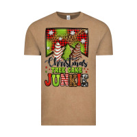 Vintage Coffee Christmas tree cake junkie Vintage Tee - Jasminsmagicworld