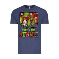 Vintage Denim Christmas tree cake junkie Vintage Tee - Jasminsmagicworld