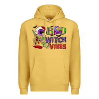 Antique Gold Bad witch vibes Premium Hoodie - NancyCooperArtShop