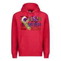 Cardinal Bad witch vibes Premium Hoodie - NancyCooperArtShop