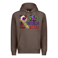 Coffee Bad witch vibes Premium Hoodie - NancyCooperArtShop