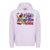 Lilac Bad witch vibes Premium Hoodie - NancyCooperArtShop