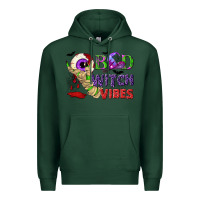 Sports Green Bad witch vibes Premium Hoodie - NancyCooperArtShop