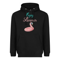 Black Enjoy Summer Heavyweight Hoodie - Bettercallsaul
