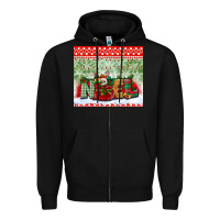 Black noel tumbler Zipper Hoodie - BundleAndBundleShop