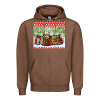 Chestnut noel tumbler Zipper Hoodie - BundleAndBundleShop