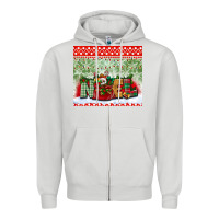 Dove Grey noel tumbler Zipper Hoodie - BundleAndBundleShop