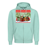Seafoam noel tumbler Zipper Hoodie - BundleAndBundleShop
